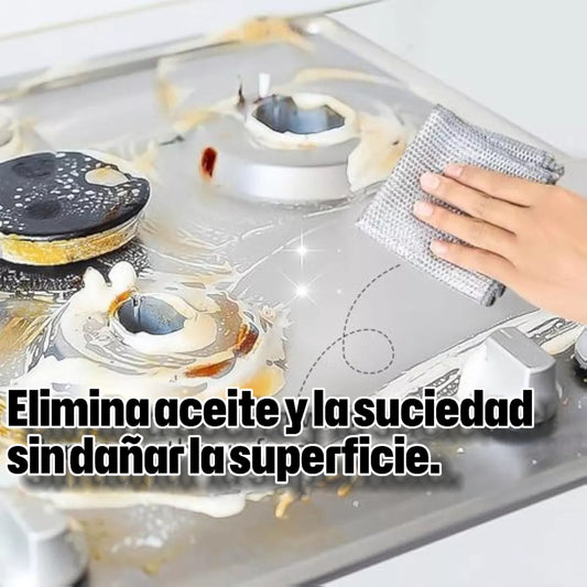 ScrubMaster© Pro-Limpieza: Paños Metálicos para la Suciedad más Difícil