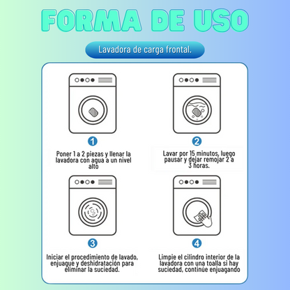 Proceso de limpieza eficiente