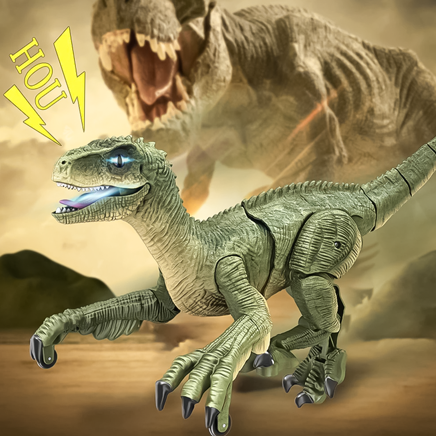 Dinosaurio a control remoto
