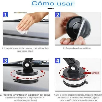Soporte de Celular Para Automovil con Giro 360